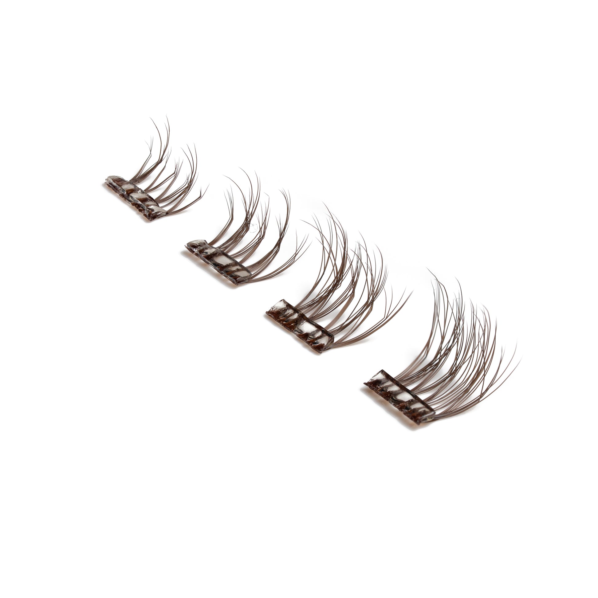 Soft Brown – Pre-Glued Press-On Lashes - Missbeauty